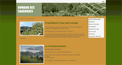 Desktop Screenshot of collinesdescanebieres.com