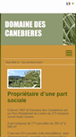Mobile Screenshot of collinesdescanebieres.com